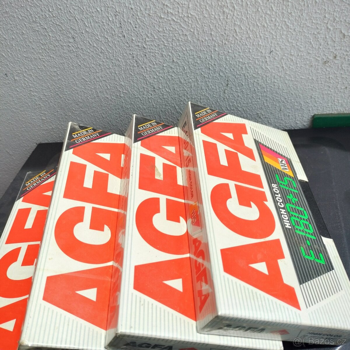 VHS (videokazety): 4xAGFA E-180+15