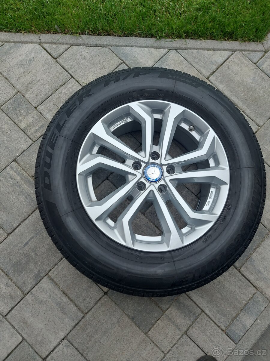 Alu kola Mercedes GLC, 235/65/r17 letní,