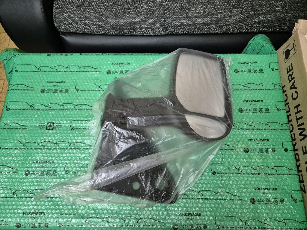 pravé zpětné zrcátko dlouhé kompletní manuální Ford Transit
