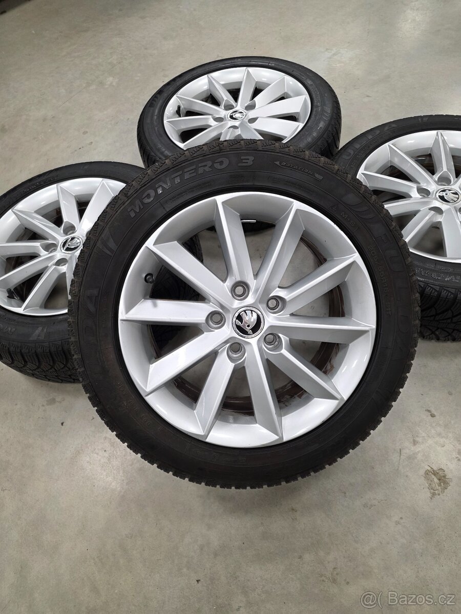 Zimni alu kola octavia volkswagen 205/55r16
