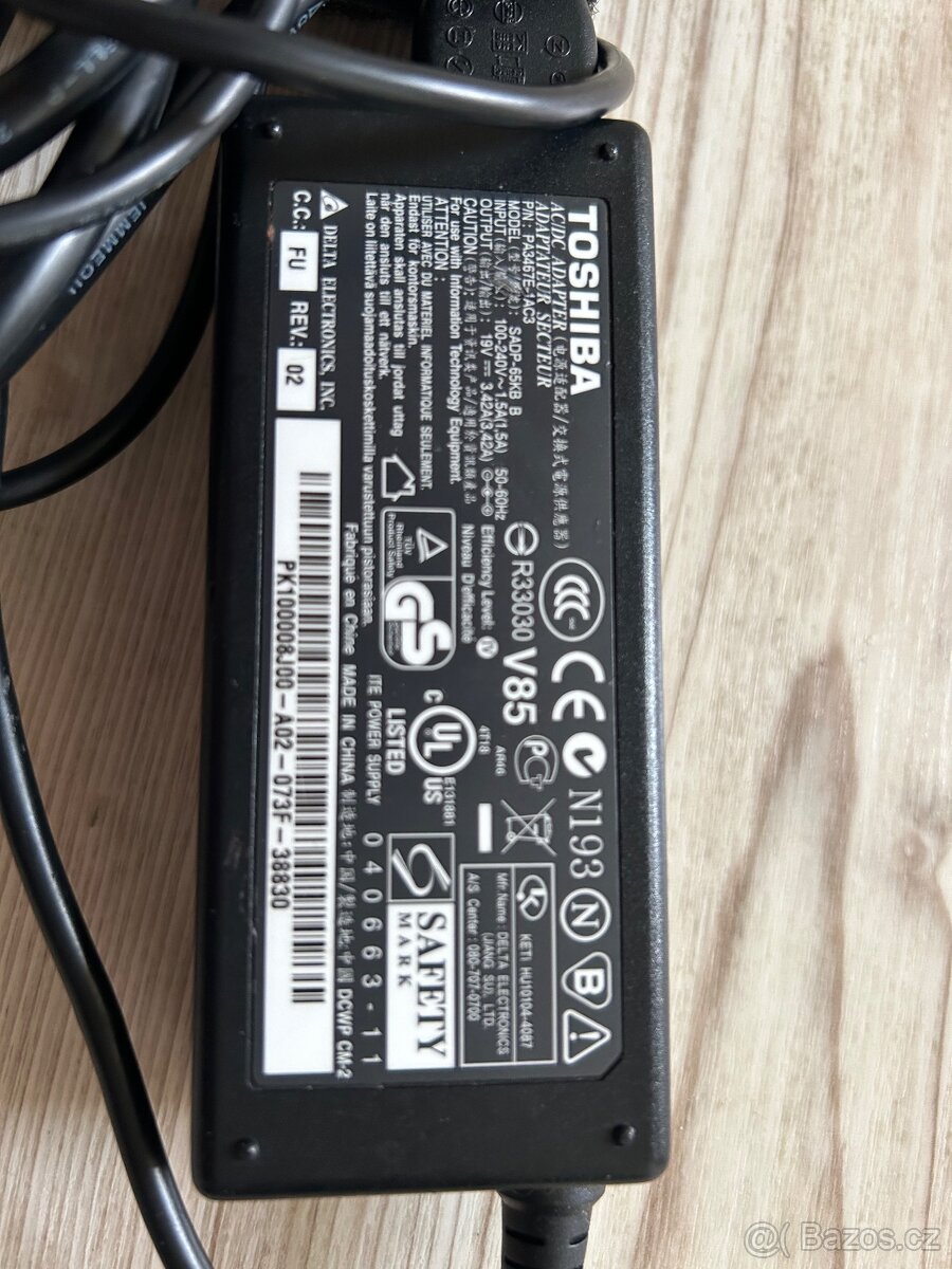 Originální zdroje k notebooku TOSHIBA, Acer