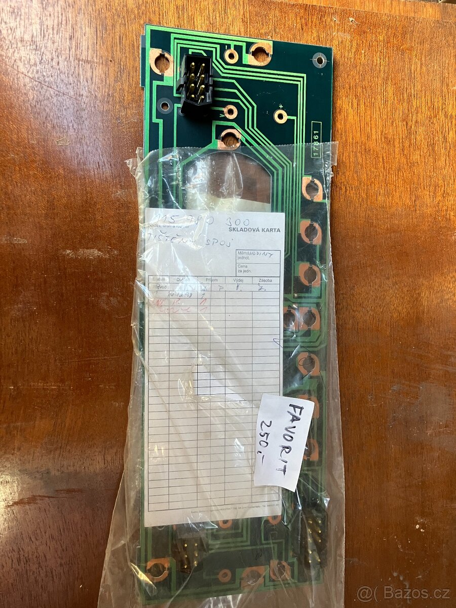 Škoda Favorit originální tištěný spoj tachometru nepoužitý