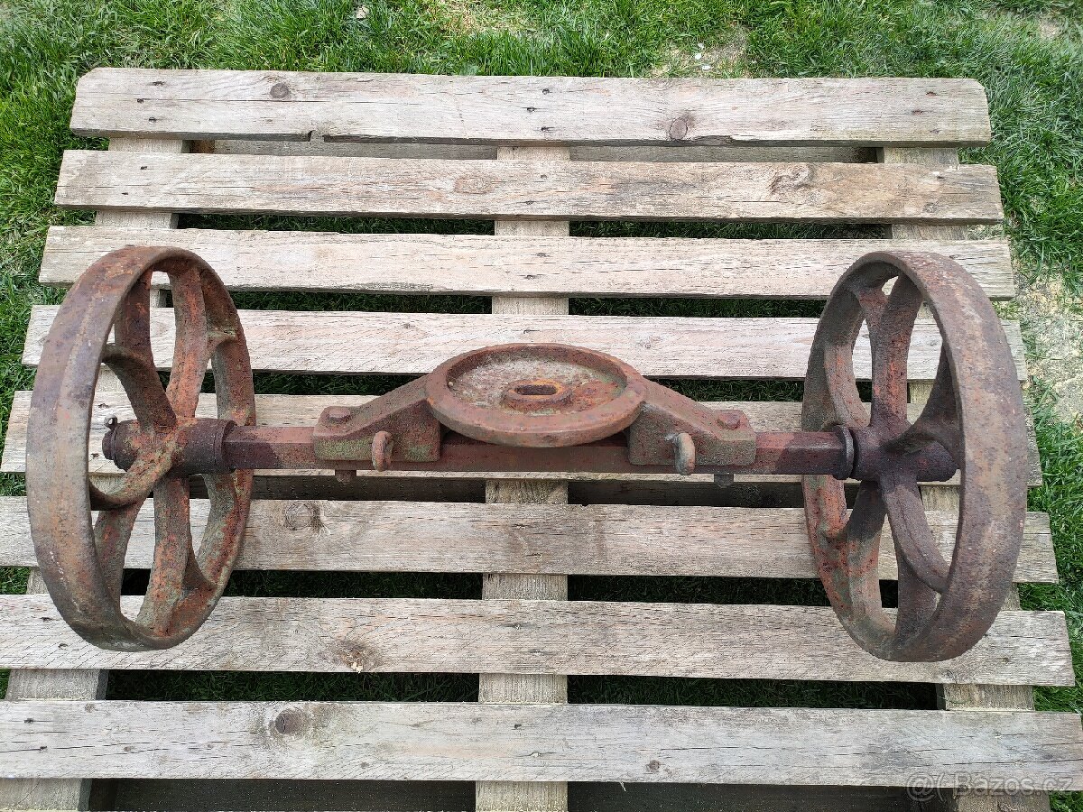 Stabilní motor H. Klíma - náprava