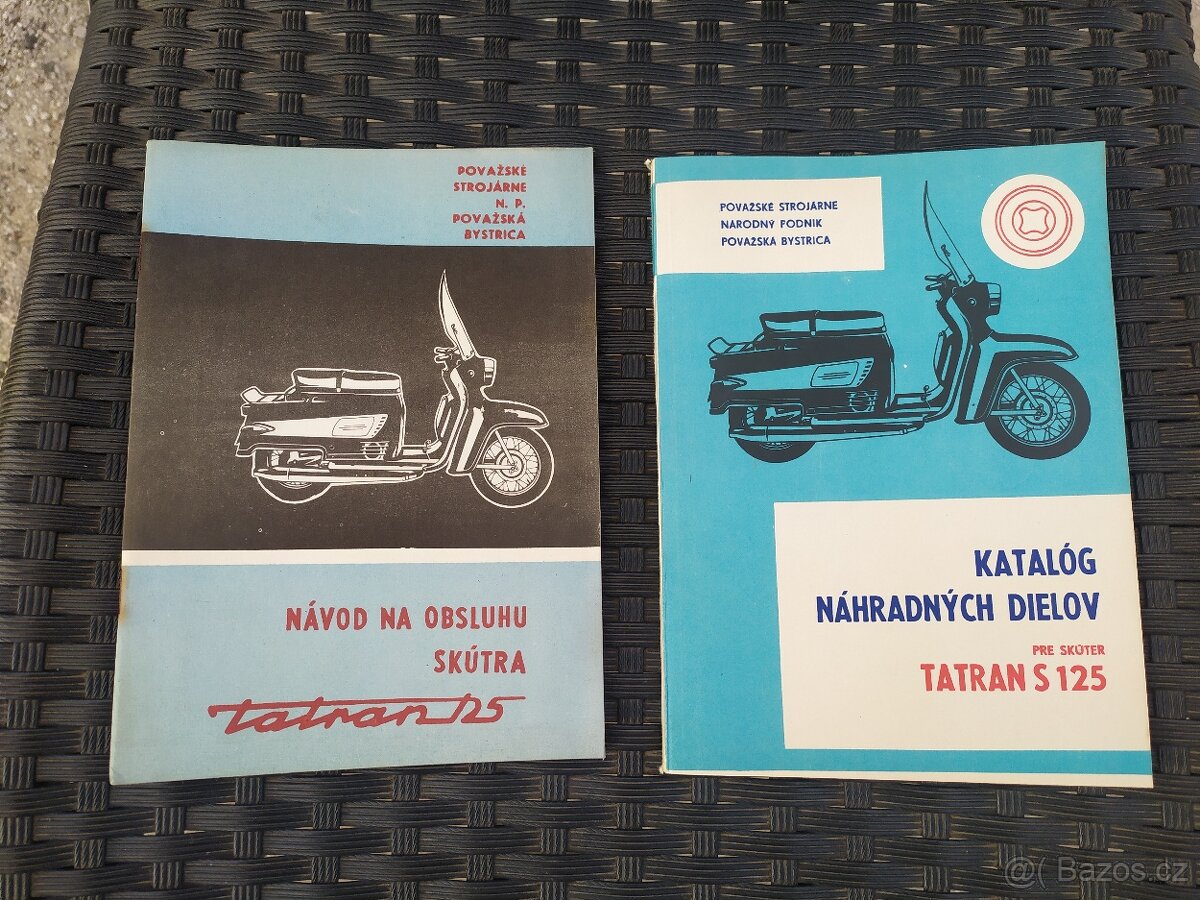 Tatran skúter 125, katalóg ND, návod na obsluhu