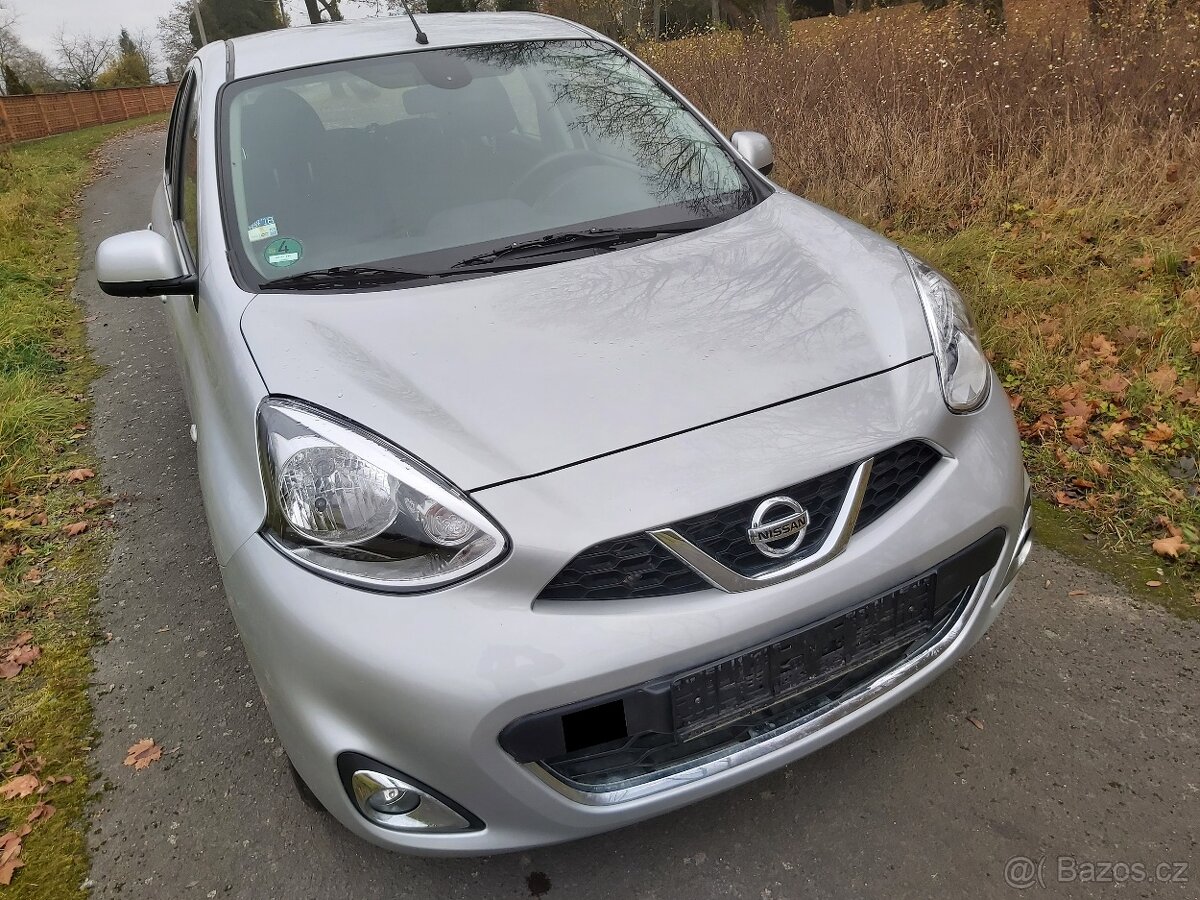 Nissan Micra 1.2 59 kw, 2015, jen 15.000 km