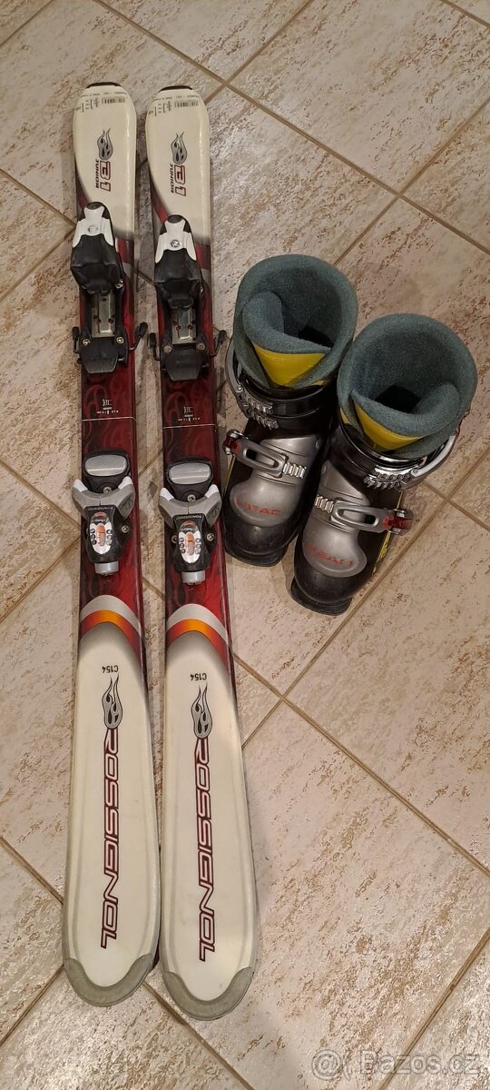 Dětské lyže Rossignol 110 cm + boty