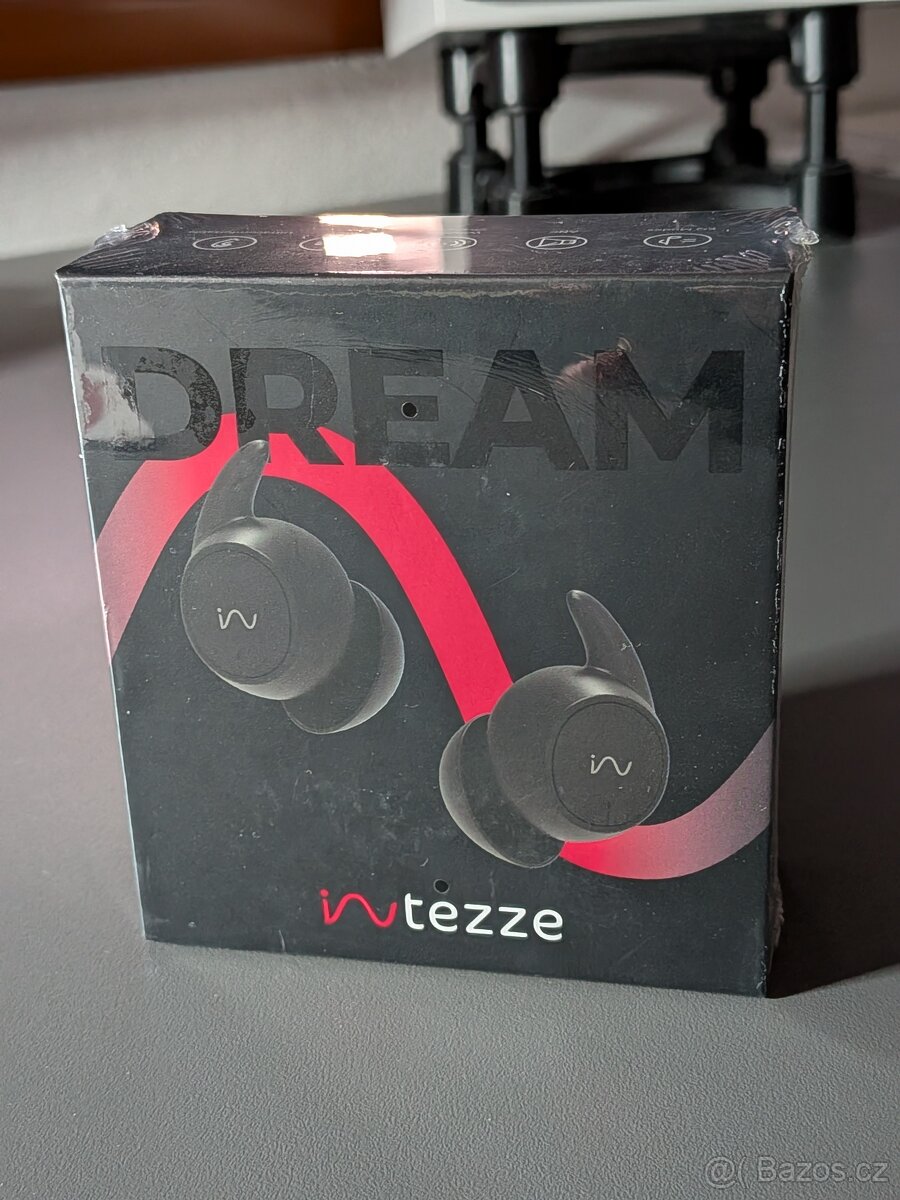 NOVÁ nerozbalená TWS sluchátka Intezze Dream - černá