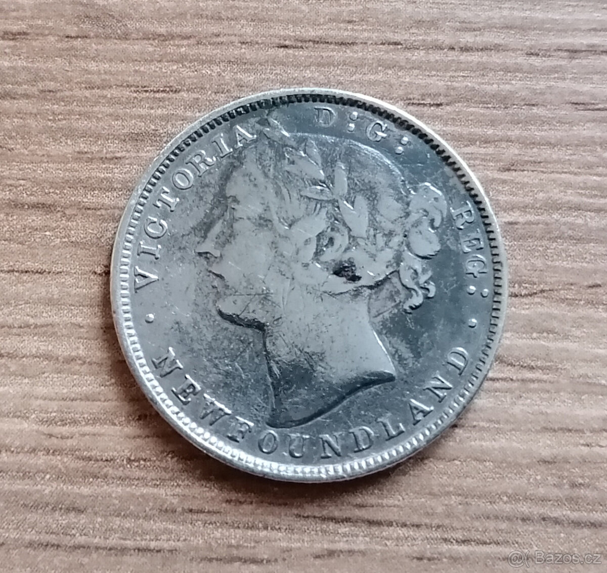 Stříbro Kanada 20 Cents 1865 Newfoundland stříbrná mince