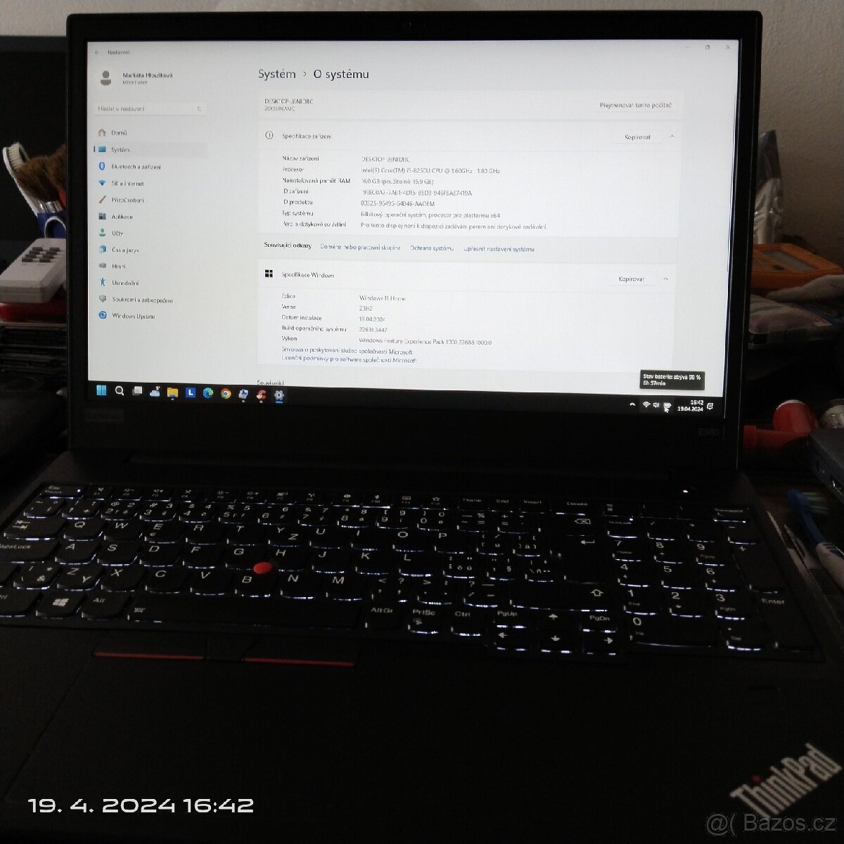 Lenovo ThinkPad E580