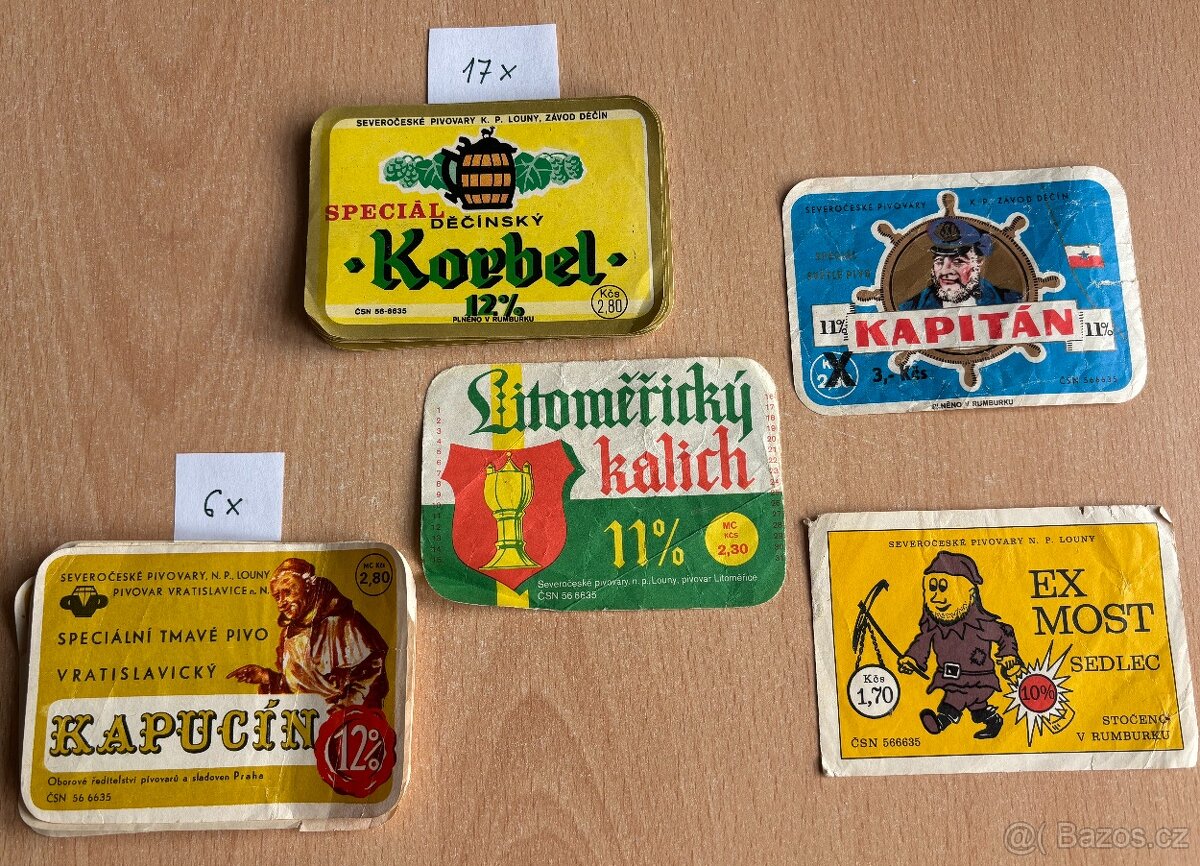 Pivní etikety a podtácky