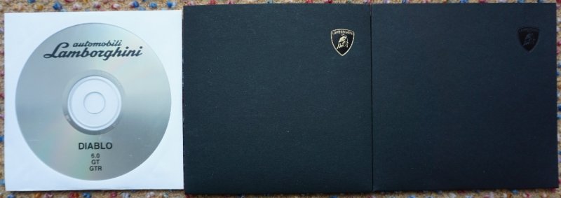 3x CD Lamborghini Murcielago, Diablo tovární foto