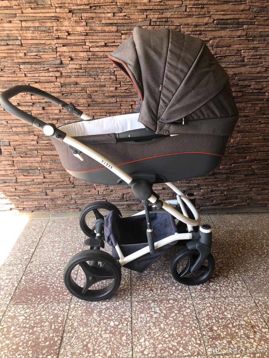 Kočárek Bebetto Tito + vajíčko Cybex Aton 5