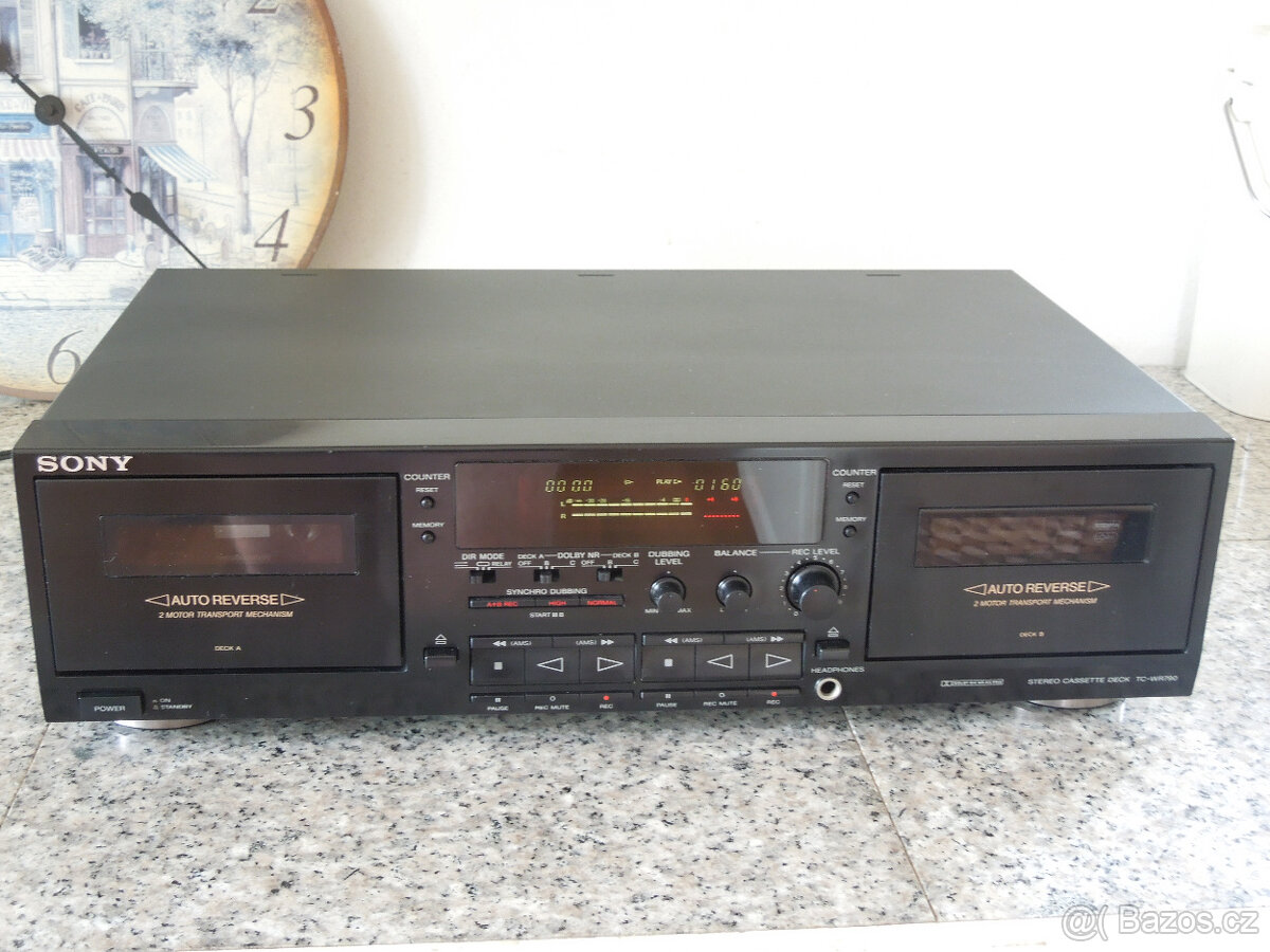 PRODÁM SONY TC-WR 790 TAPE DECK MOC PĚKNÝ ČTĚTE
