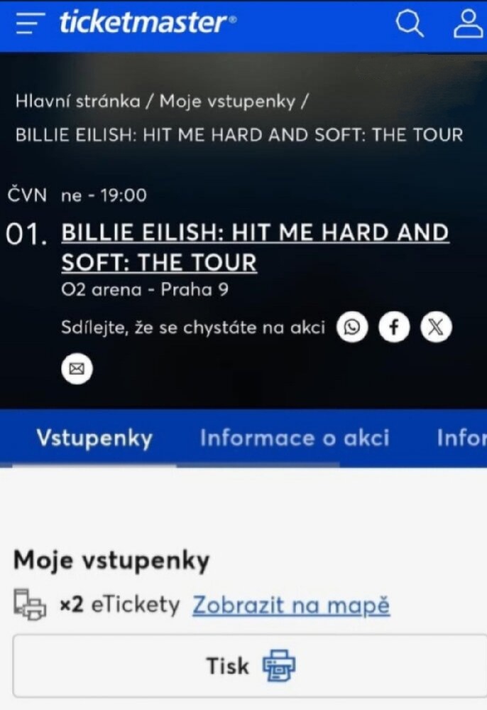 BILLIE EILISH: HIT ME HARD PRAHA