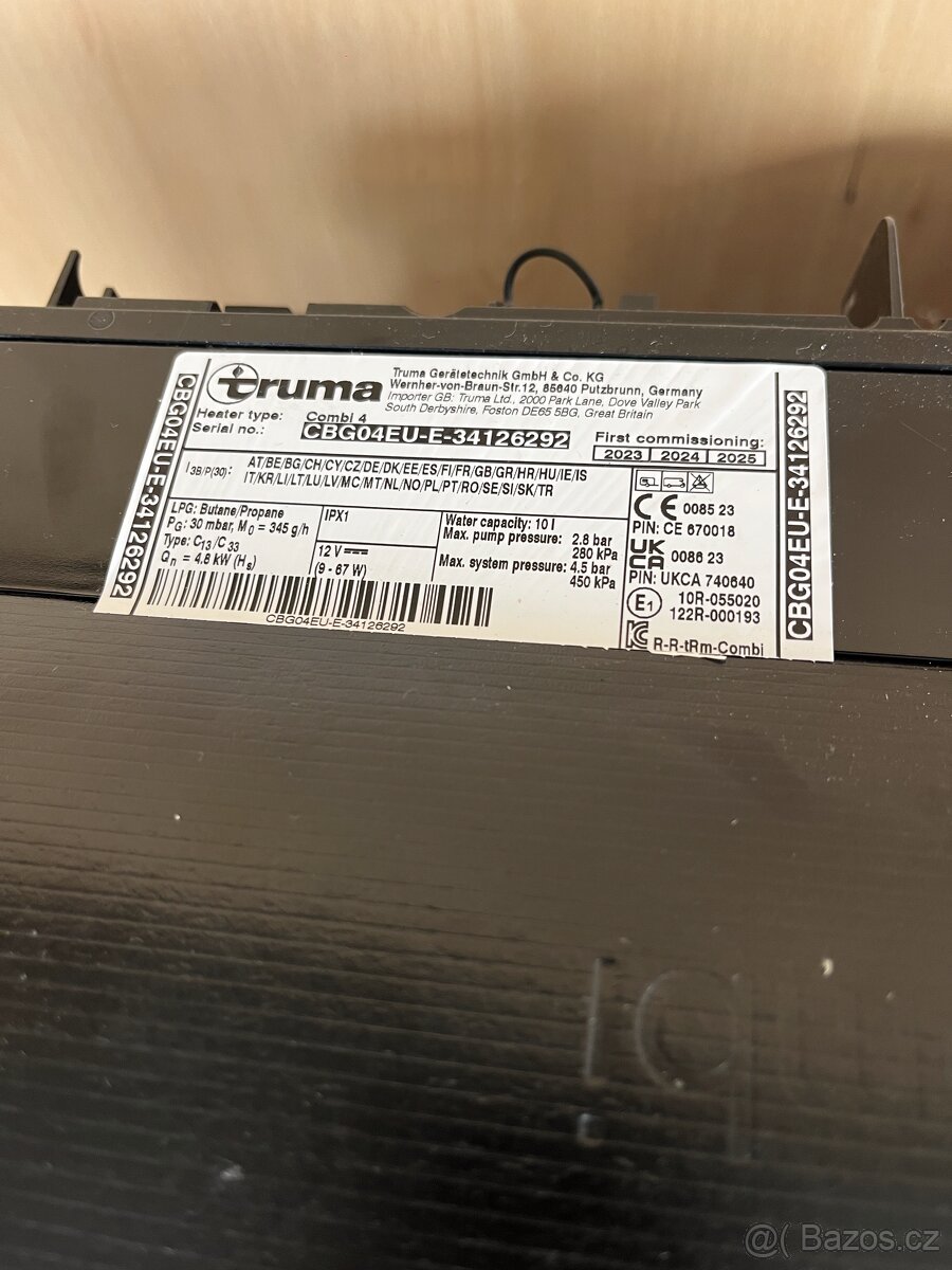 Truma Combi 4 + ovládací panel