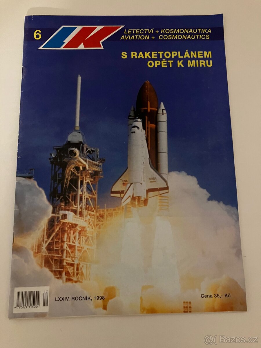 časopisy L+K letectví a kosmonautika 94-2001
