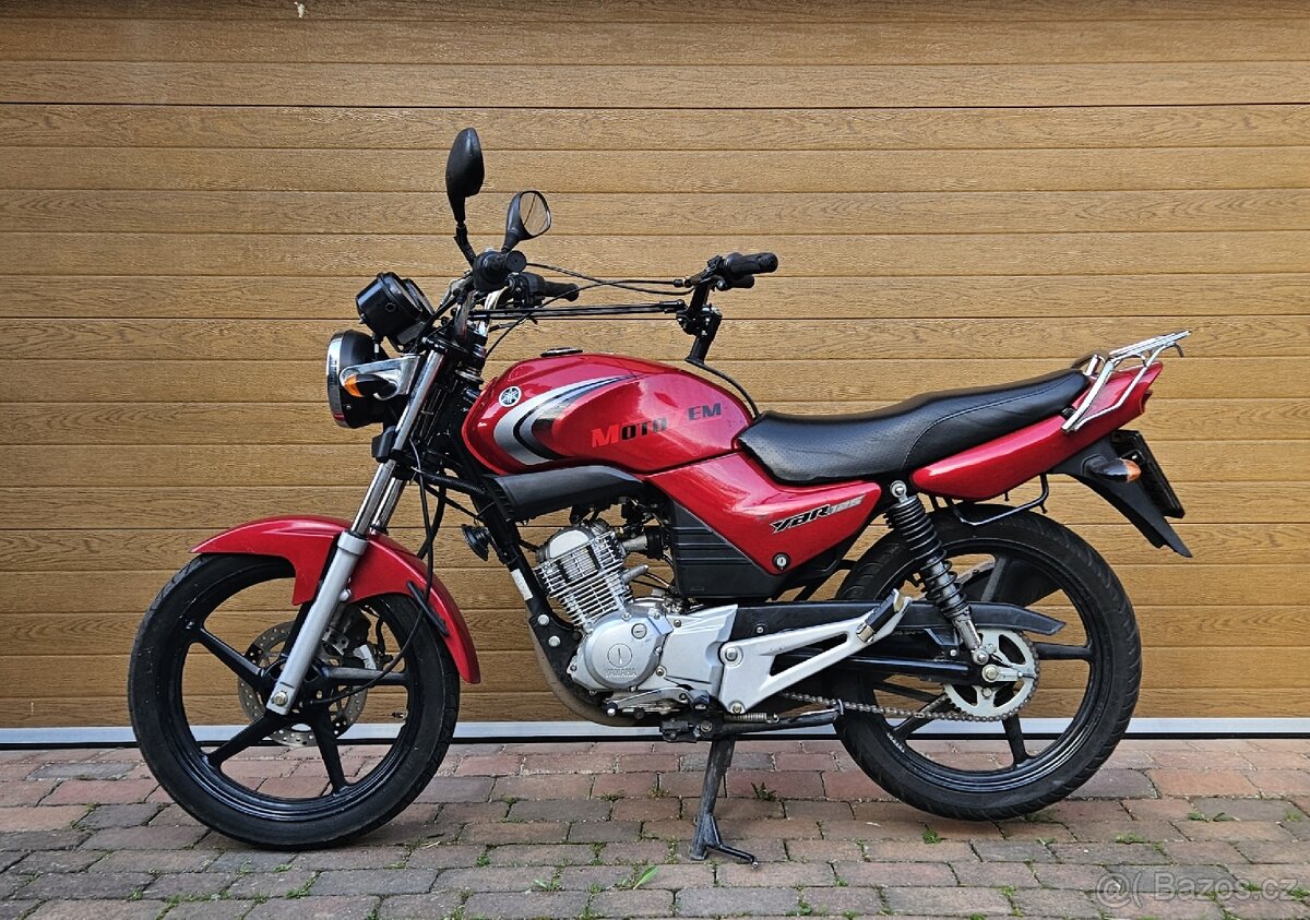 Prodám motocykl Yamaha YBR-125 (AUTOŠKOLA)