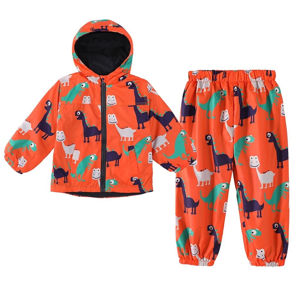 Nový nepromokavý zateplený Dino set, vel.98/104