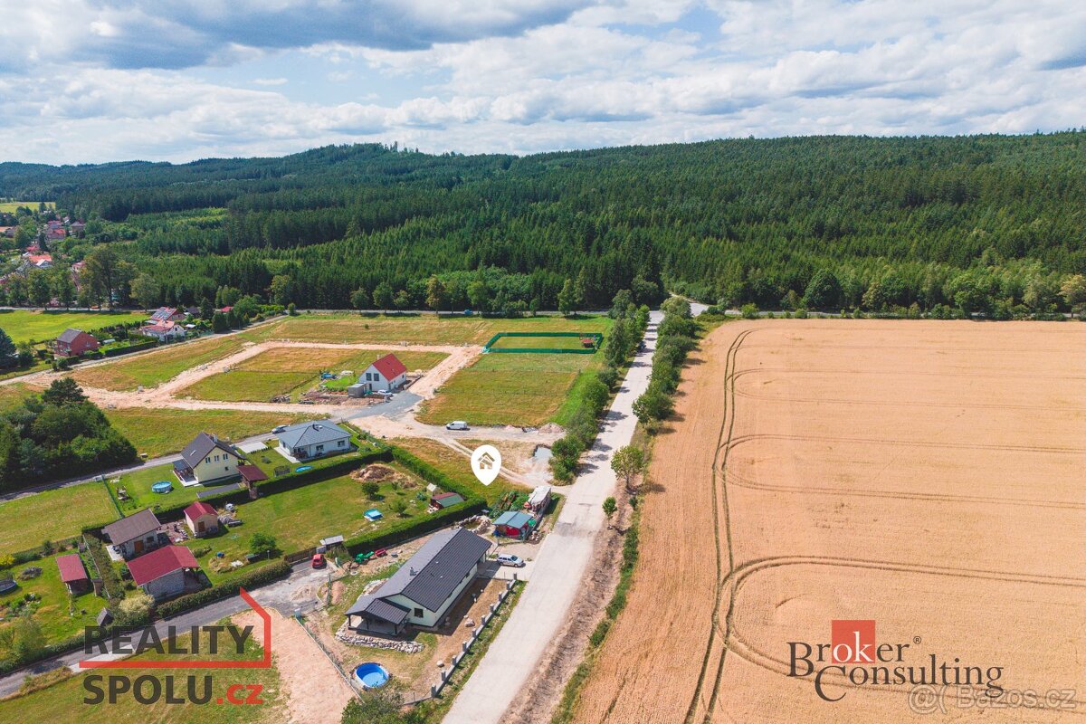 Prodej, pozemky/bydlení, 967 m2, Strašice, Rokycany [ID 7473