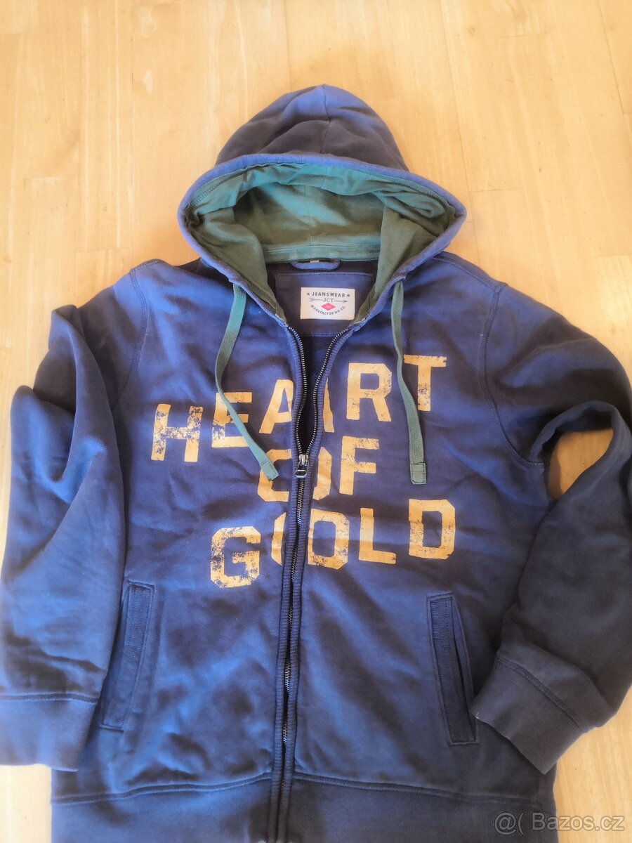 Mikina s kapucí Heart of Gold vel. L