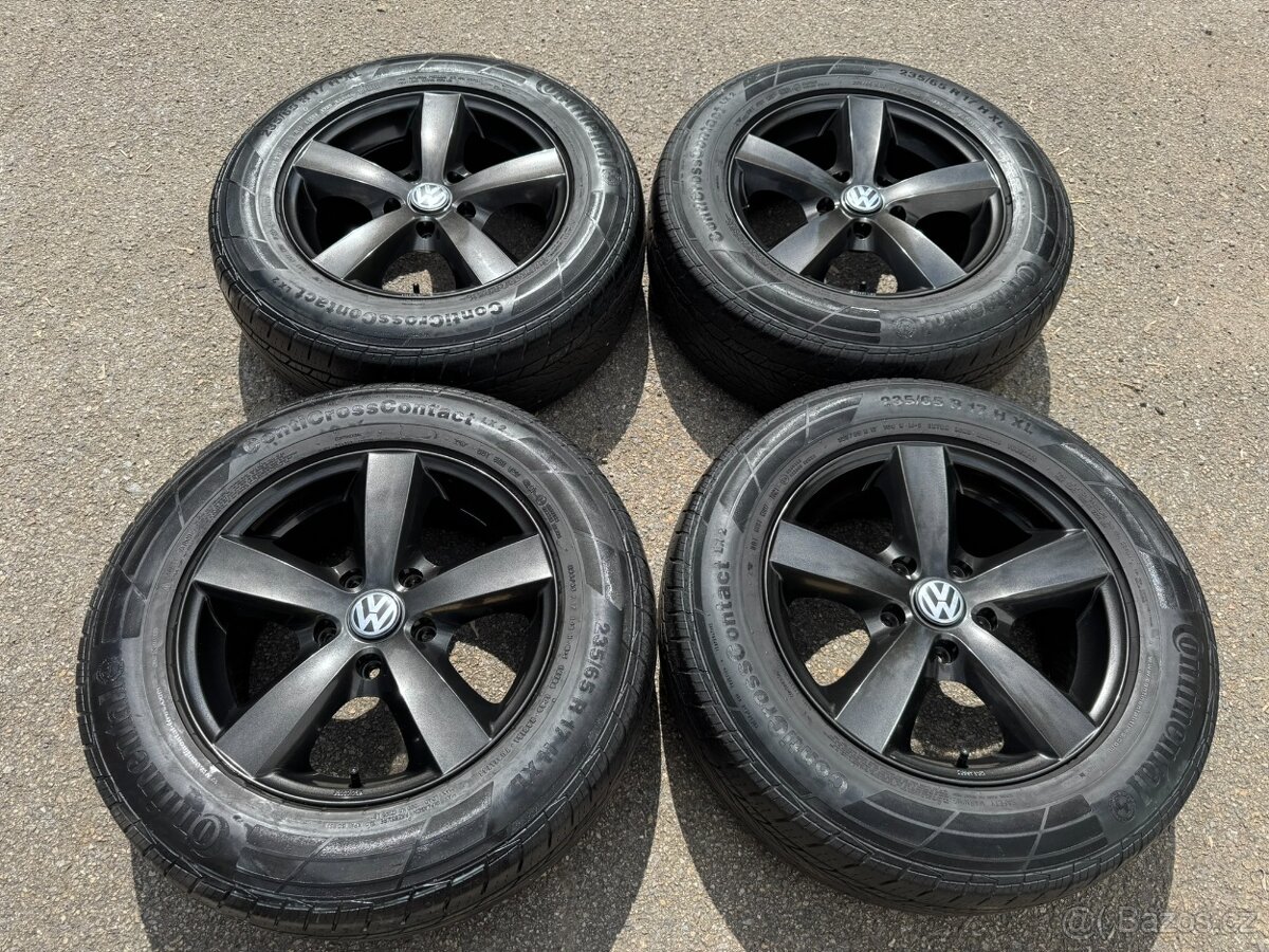 Alu 17" 5X130, DEZENT Grafit TOP, pneu 85%