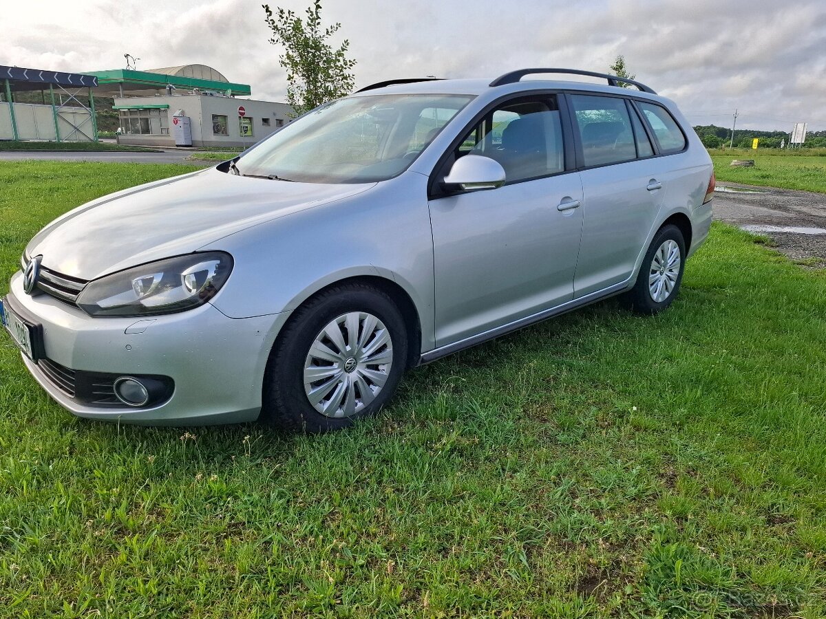 VW Golf VI 1.6 TDI 77kw Kombi Klima Model 2013 Nová Stk..-