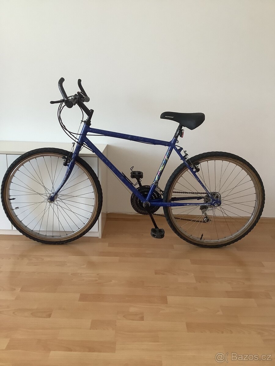 Dětské modré kolo 24” SUPER RIDER
