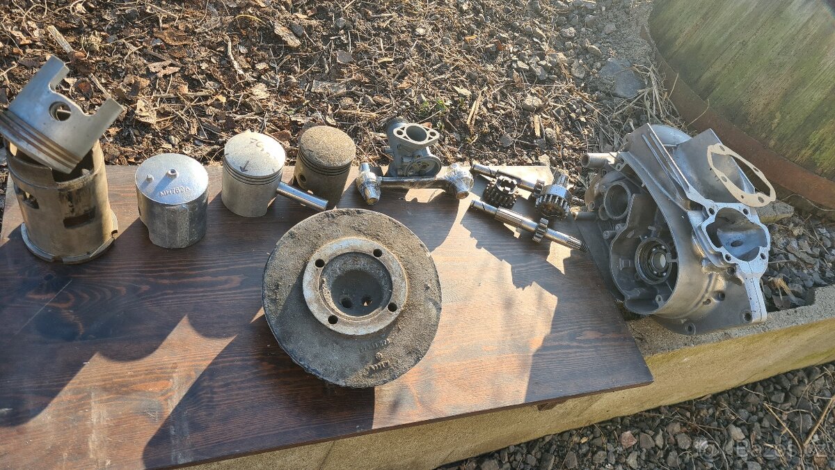 Soutěžní motor jawa EVROPAN 575 díly - jawa 350 jednoválec