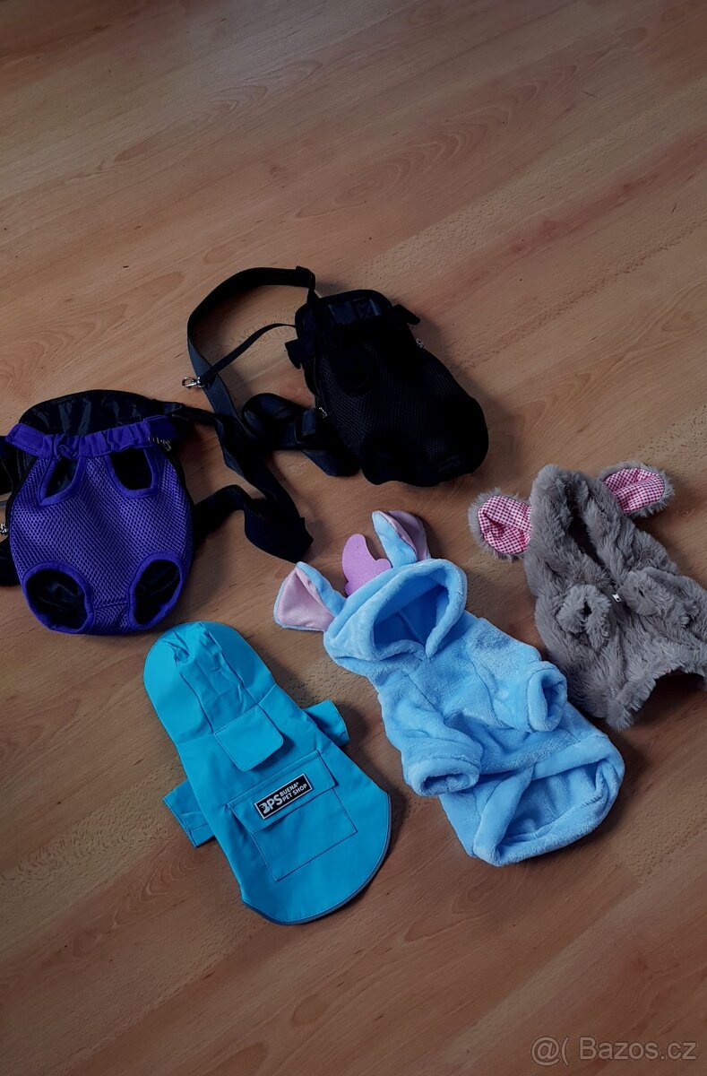 Oblečky pro štěně, malého pejska...