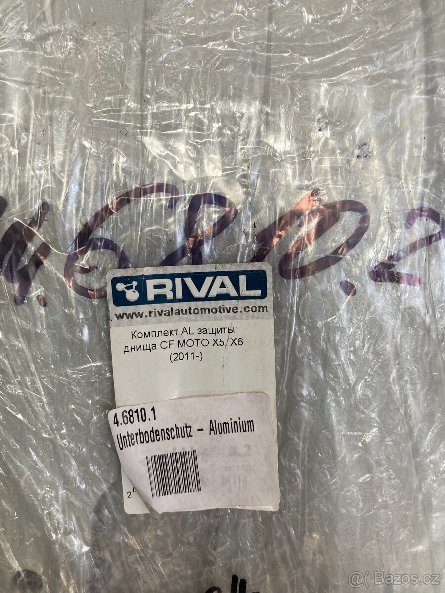 CF moto X5 X6 Alu kompletní ochrana podvozku