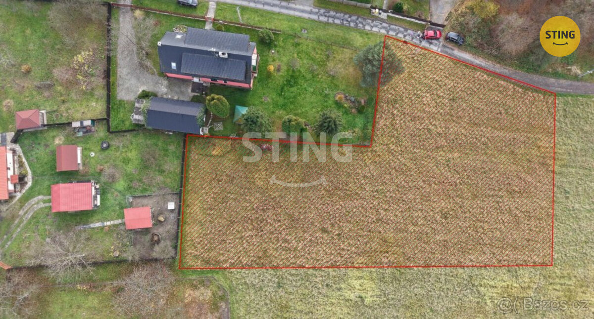 Prodej pozemku k výstavbě dvou rodinných domů, Orlov, 133989