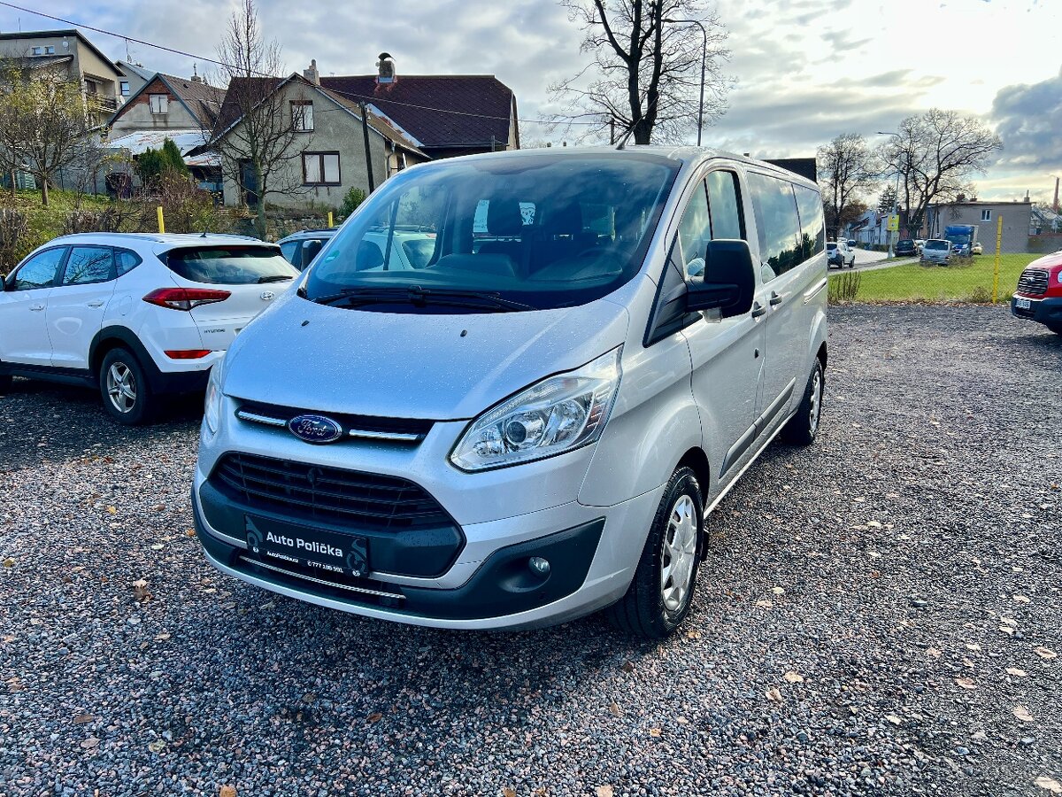 Ford Transit Custom 2.0d 96 kW 9 míst Long,Klima