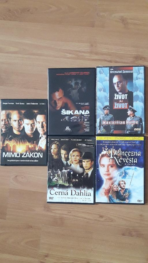 5x DVD - mix filmů