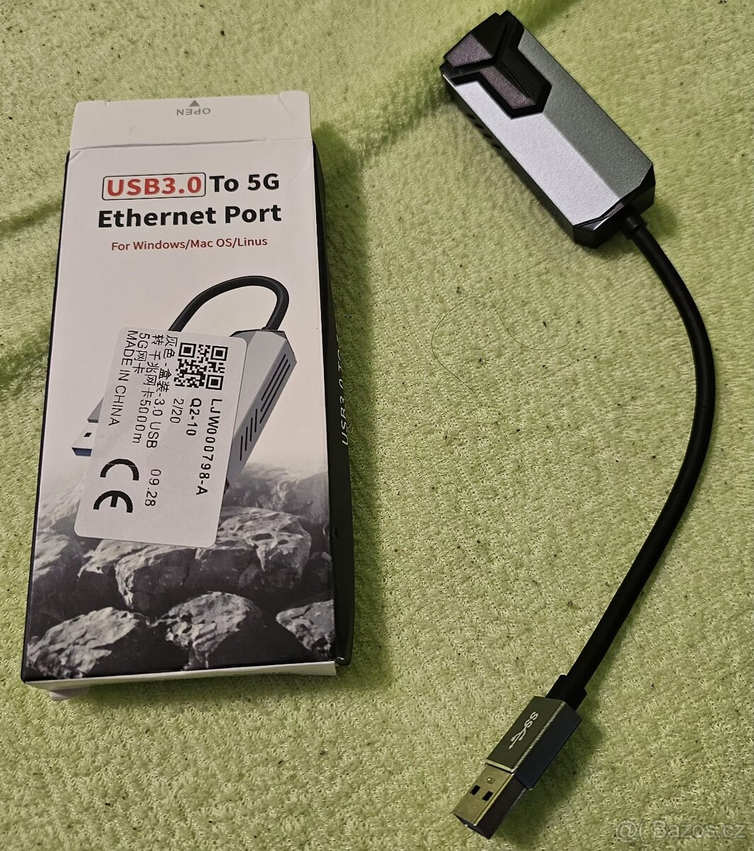 5Gbps RJ45 síťová karta do USB3