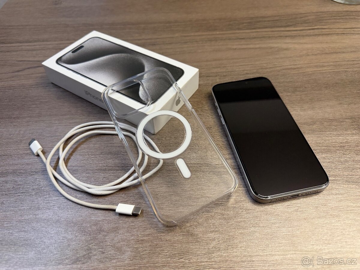 Prodám Apple IPhone 15 Pro Max White Titanium 256GB