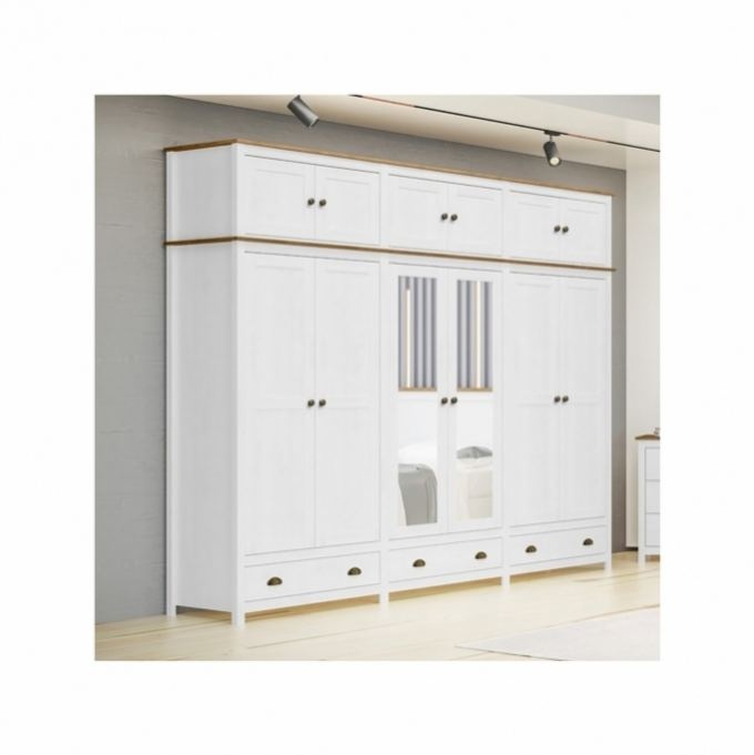 Dřevěná skříň 12dveřová TOPAZIO