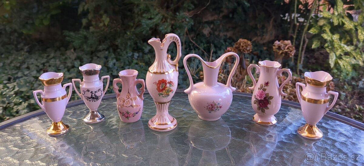 RŮŽOVÝ PORCELÁN - soubor