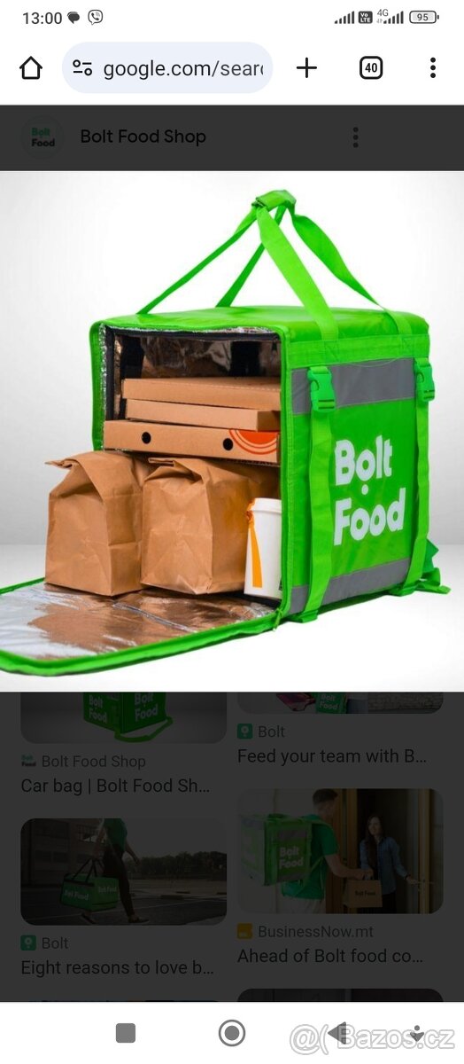 bolt food box - nový - začni jezdit ještě dnes