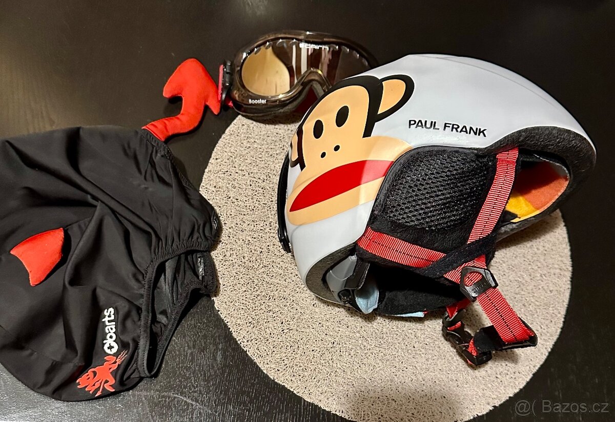 Lyžařská dětská helma GIRO+brýle+převlek