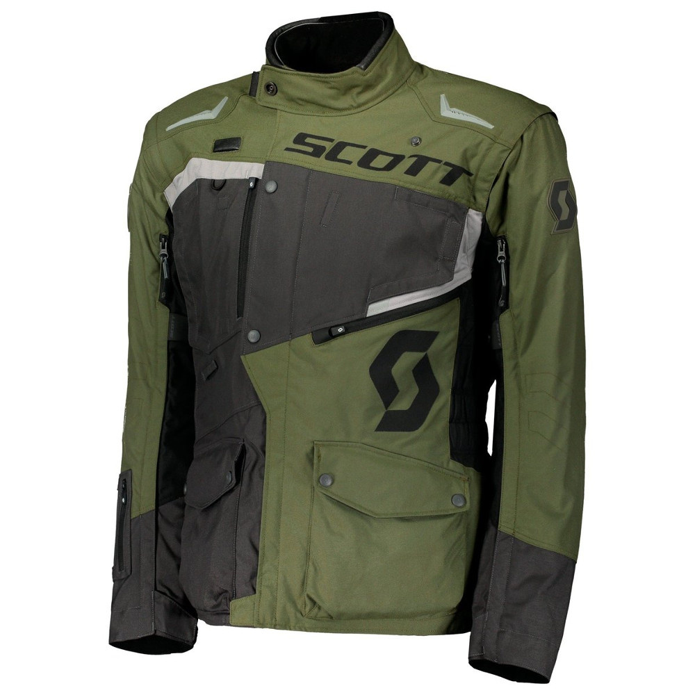 Textilní bunda SCOTT Dualraid DP grey/olive green vel. L