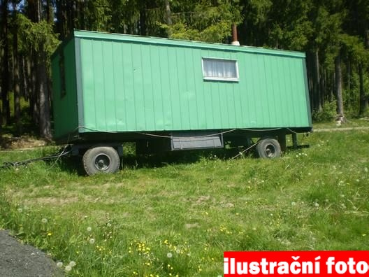 Maringotku, kontejner, nástavbu z kamionu atd.