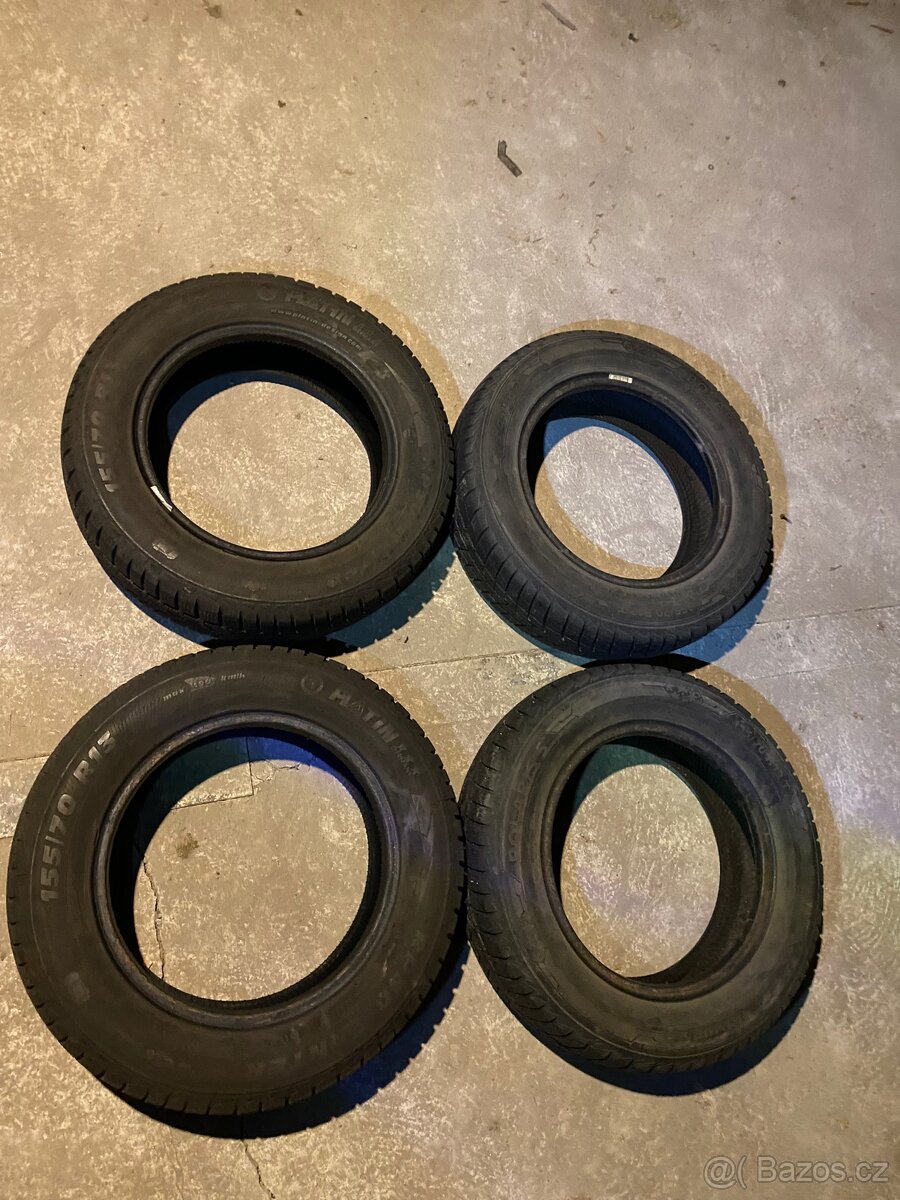 4x Zimní pneu 155/70r13