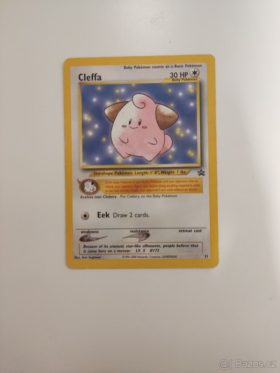Pokémon karty - Vintage Cleffa