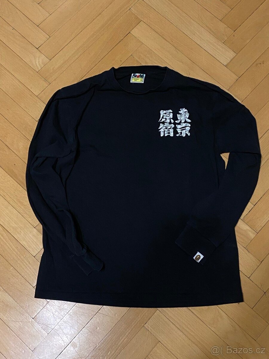 BAPE EXCLUSIVE HARAJUKU DARUMA LONG SLEEVE TEE