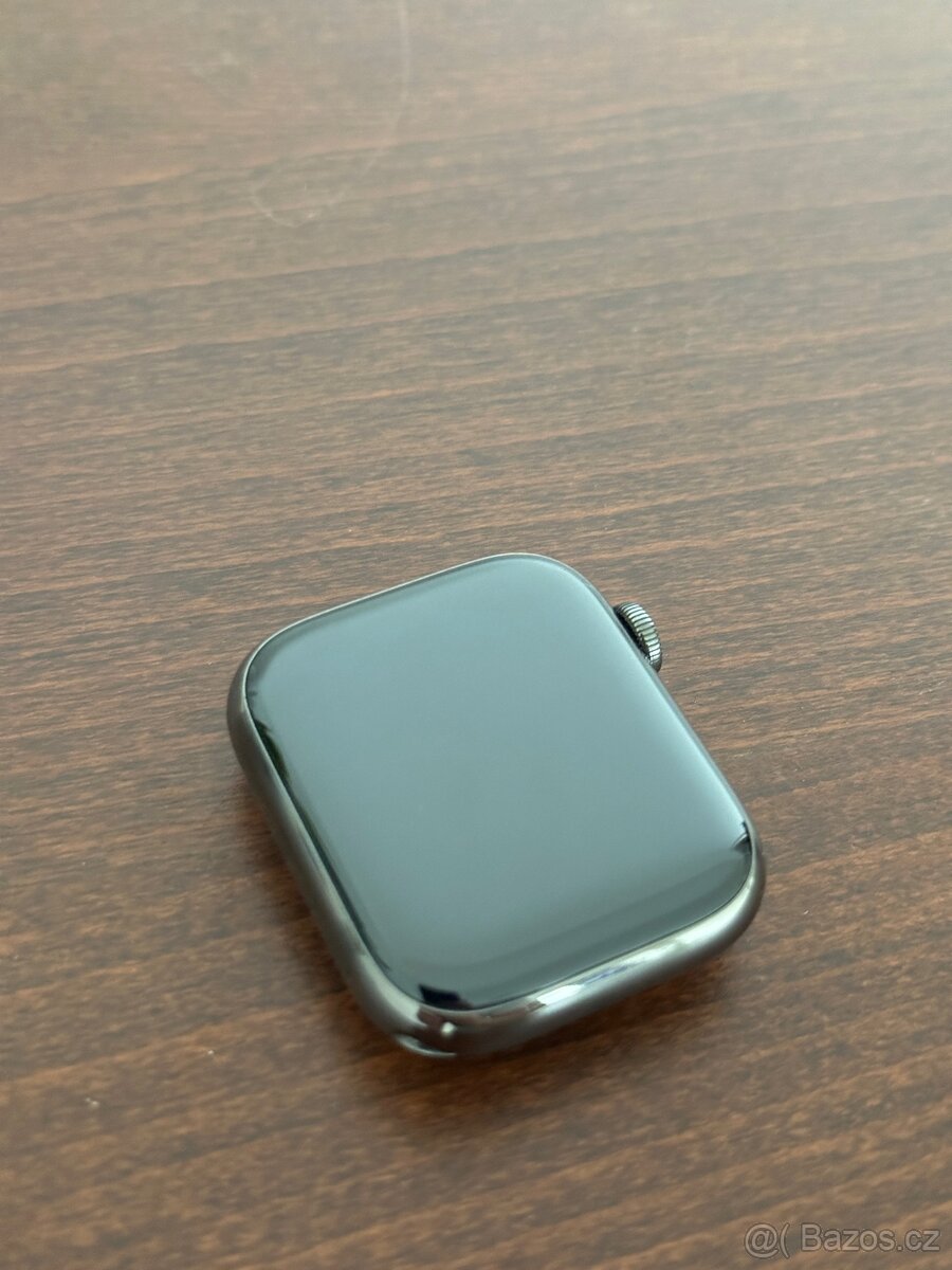 Apple Watch 7 45mm ocel LTE
