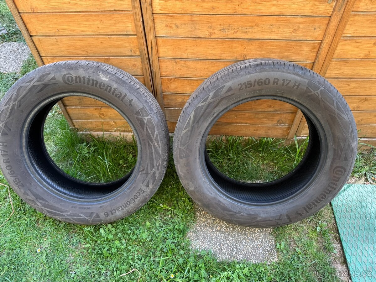 2x Continental EcoContact 6 215/60 R17 96H