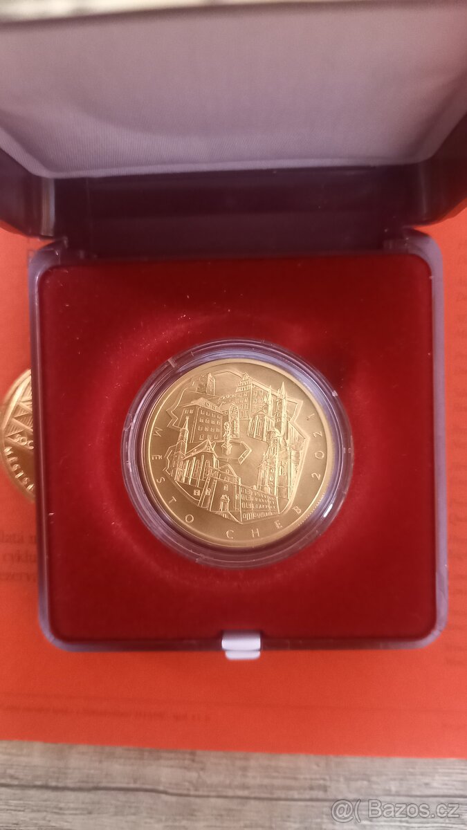 Zlatá mince - 5000 Kč - Město Cheb - BK