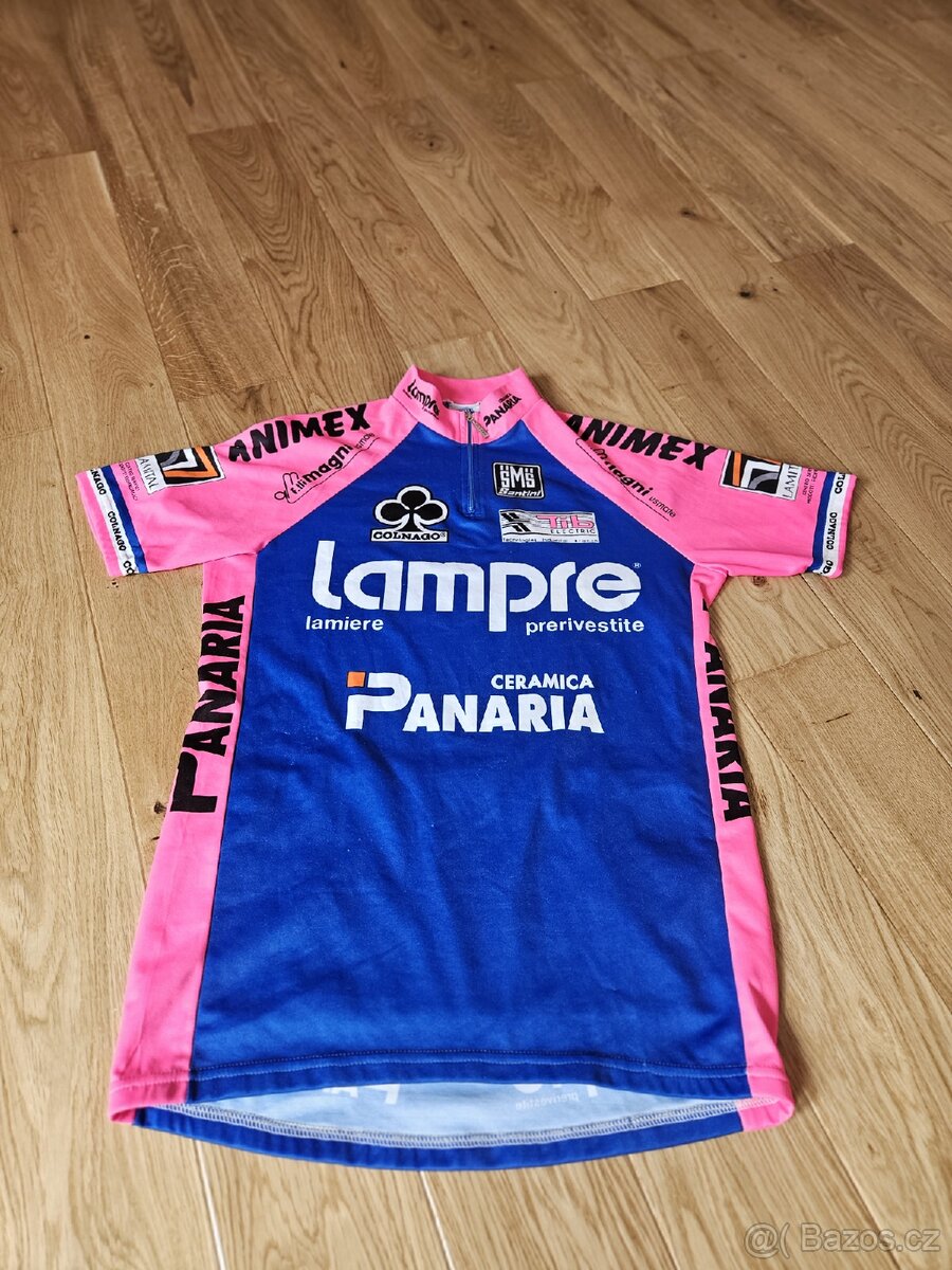 Cyklistický retro dres LAMPRE ♧ Colnago