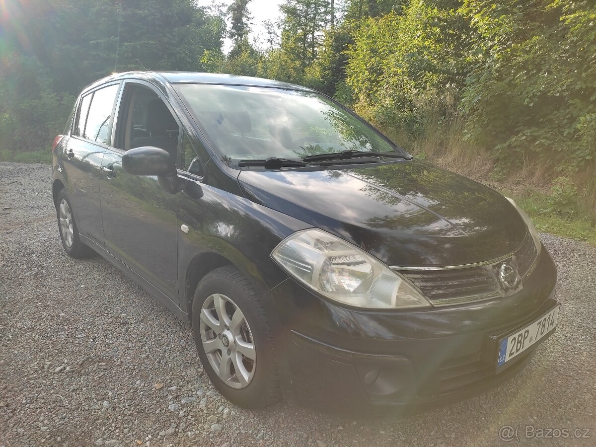 Nissan tiida obsah 1,5 dti nafta rok 2009 nová STK