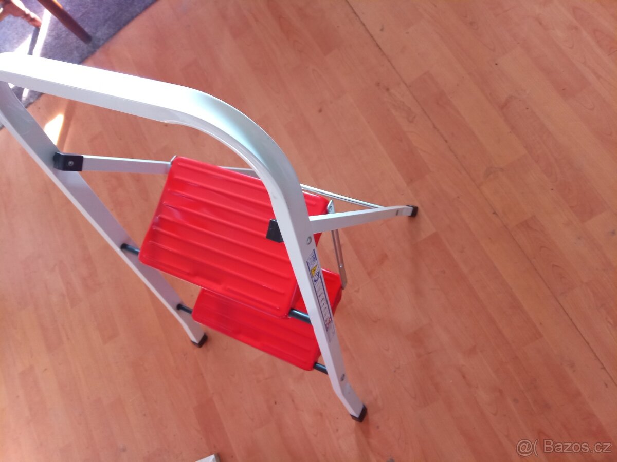 ocelové schůdky, 2 schody